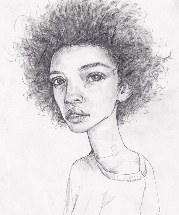 Sketch of a girl